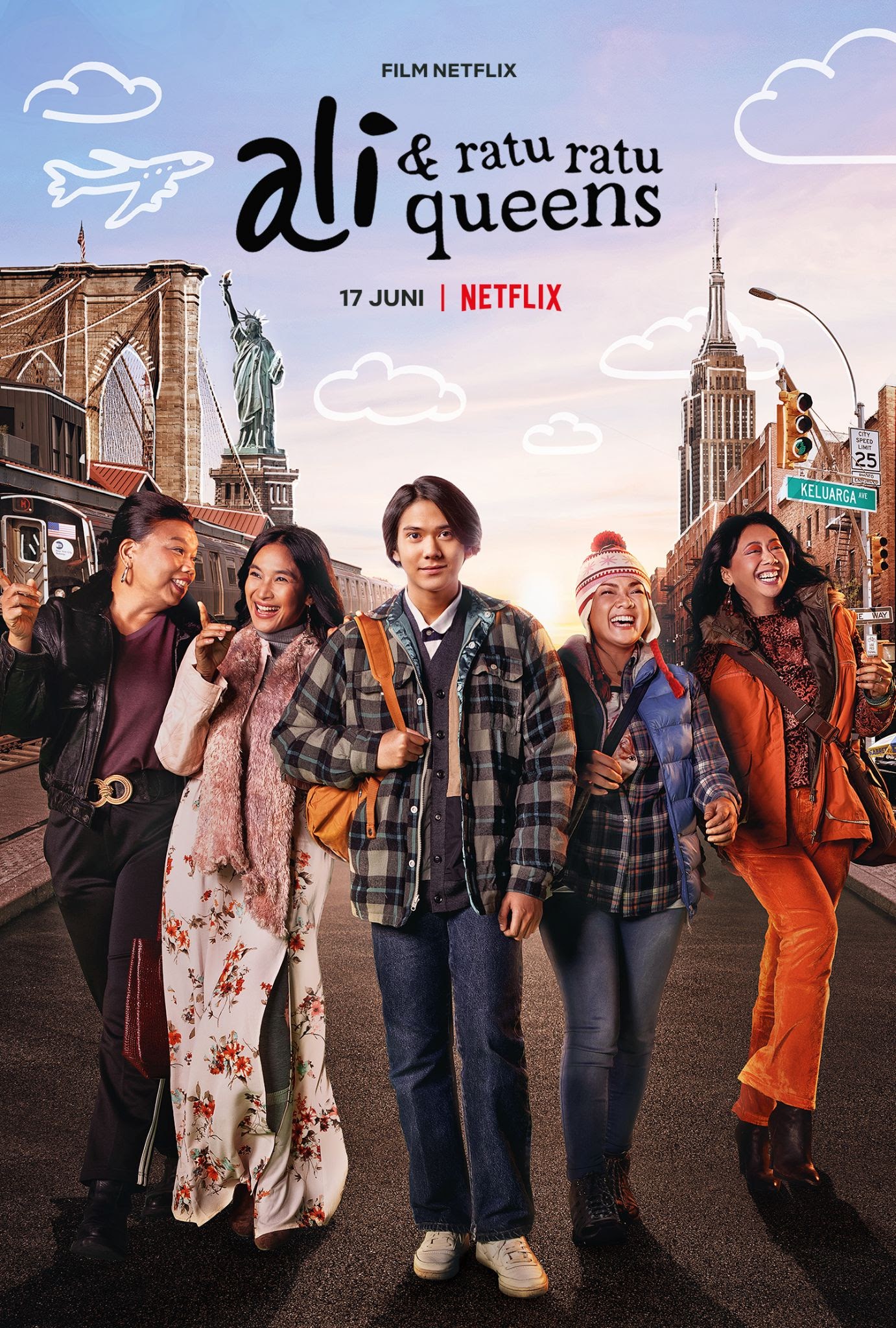 Poster film Ali & Ratu Ratu Queens. (Dok. Netflix)