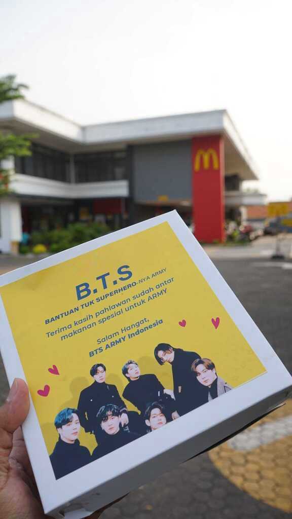 Bentuk donasi dari ARMY Indonesia (dok. Twitter Kitabisa)