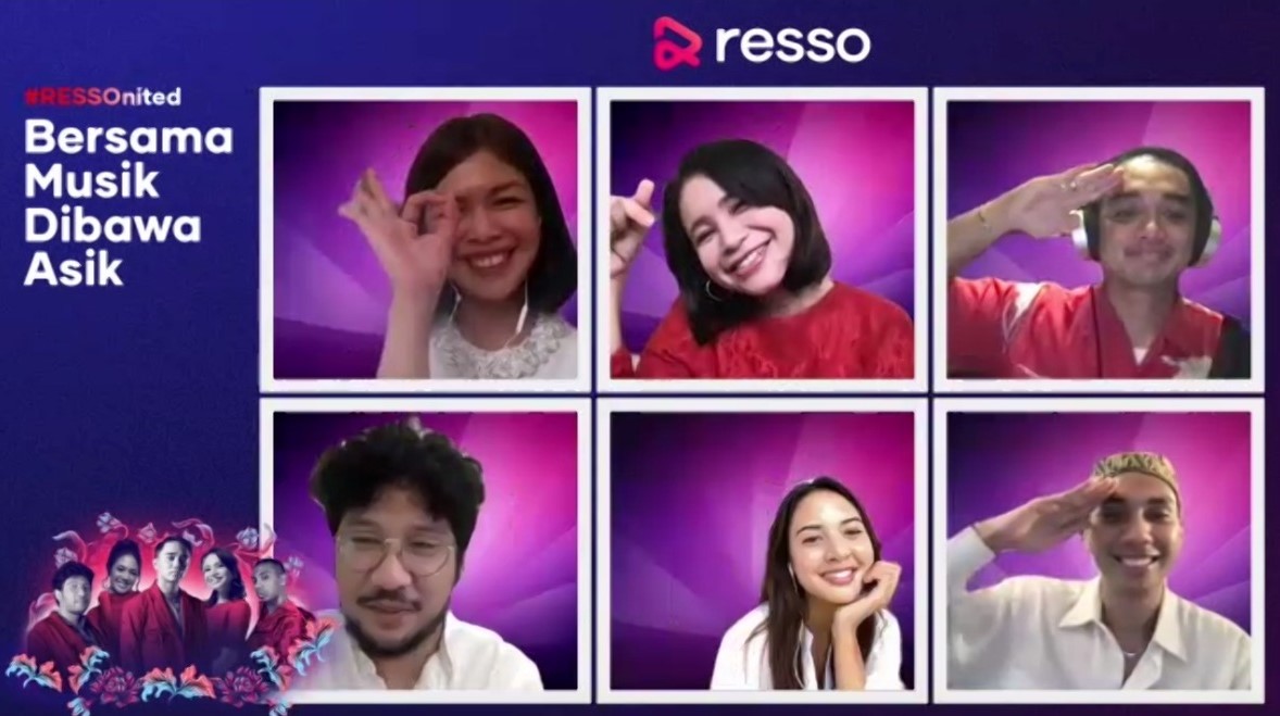 Ressonited Bersama Musik Dibawa Asik (Dok. Resso)
