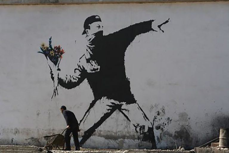 Love Is In The Air-Flower Thrower, 2003,Betlehem (Dok. My Art Broker)