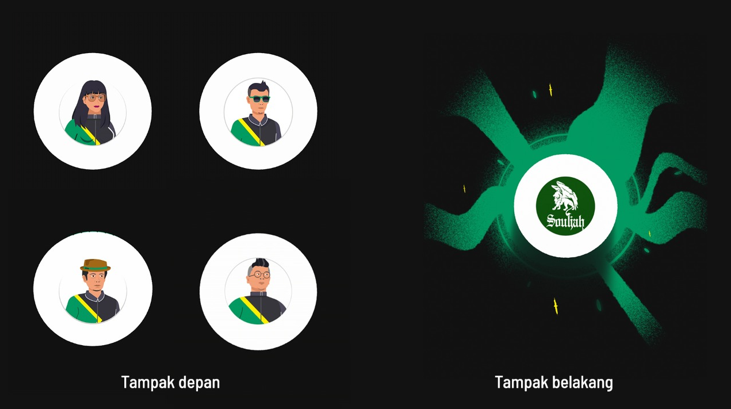 Bentuk Aset Digital NFT dari Souljah untuk Keep On Moving. (Dok. Official Party at Home)