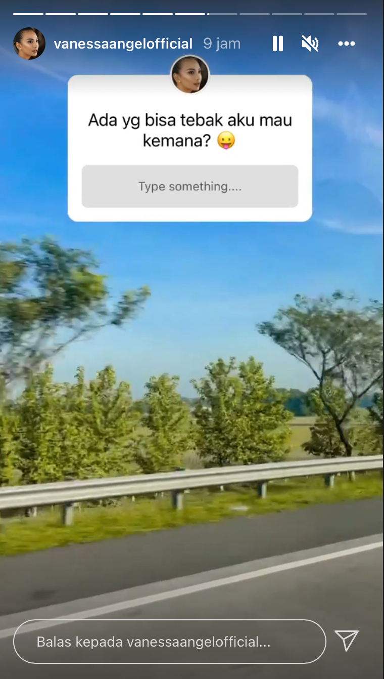 Postingan Vanessa sebelum kecelakaan (dok. Instagram)