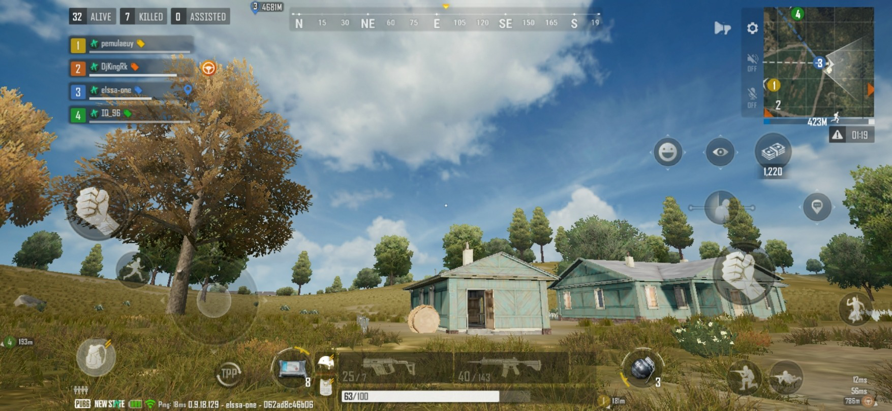 Peta Troi PUBG: New State (tangkapan layar)