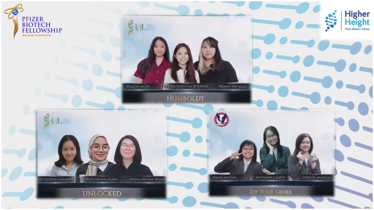 Pemenang Pfizer Biotech Fellowship kategori S1 (Dok