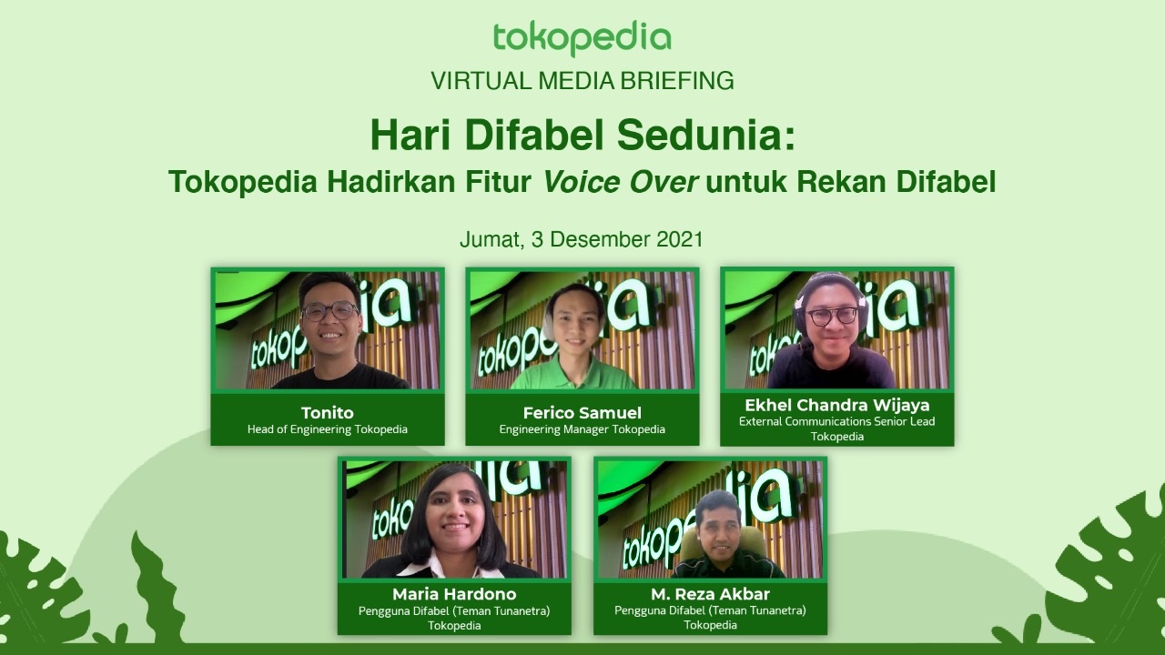 Virtual Media Briefing Tokopedia. (Dok. Tokopedia)