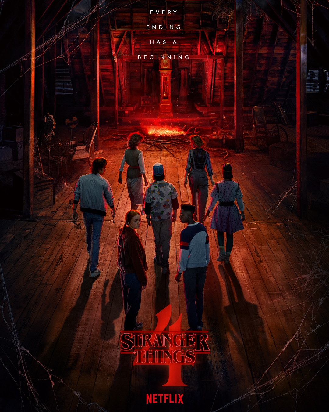 Poster teaser Stranger Things 4. (Dok. Netflix)
