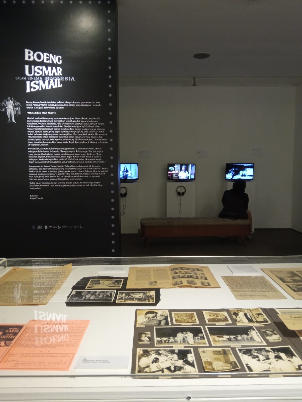 Pameran Boeng Ismail dalam Sinema Indonesia berlangsung pada 29 Maret -10 Mei 2022. (Sumber gambar: Hypeabis/Diena Lestari)