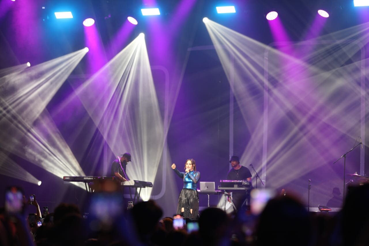 Penampilan spesial Jojo dalam ajang BNI Java Jazz Festival 2022 di Jakarta, Jumat (27/5). (Sumber gambar: JIBI/Bisnis/Suselo Jati)