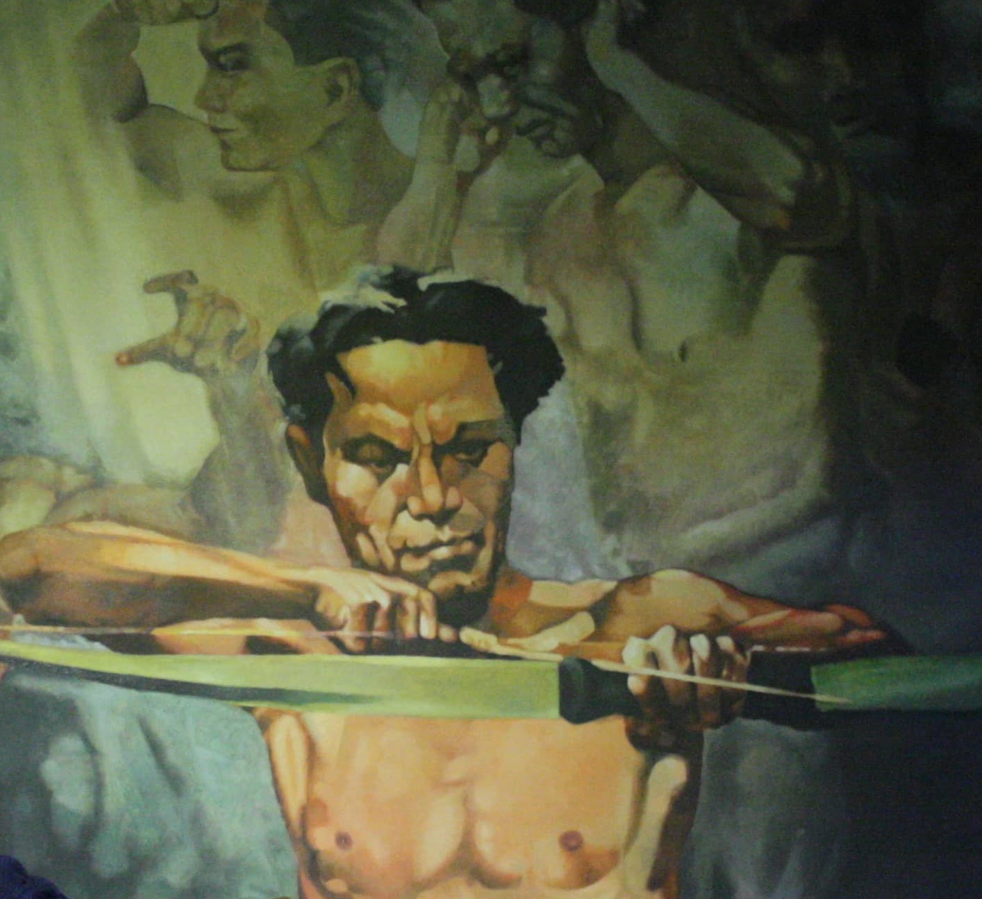 Lukisan Memanah (Sumber gambar: Hypeabis/Dika Irawan)