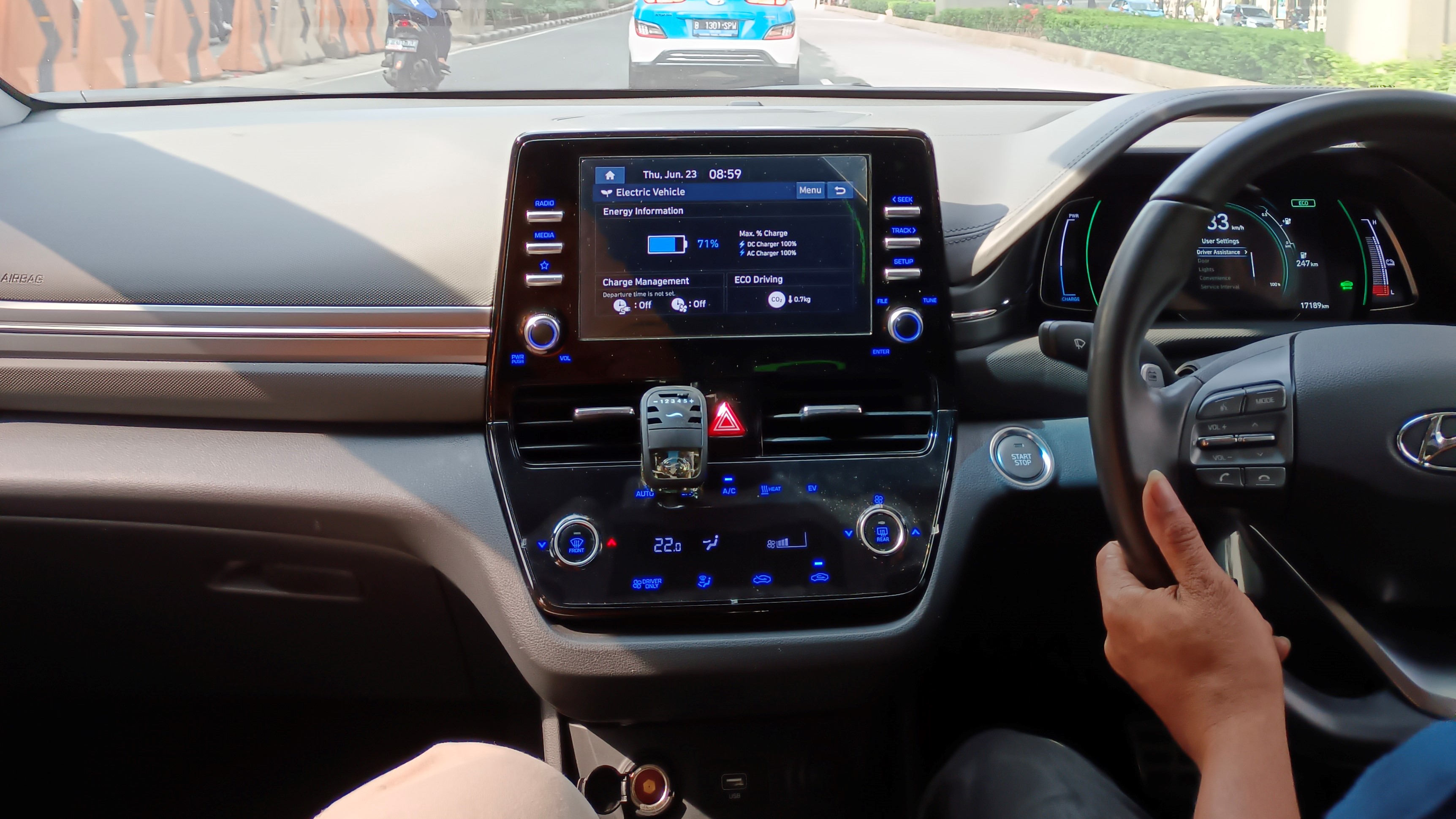 Interior Hyundai Ioniq (Sumber gambar: Hypeabis/Dika Irawan)