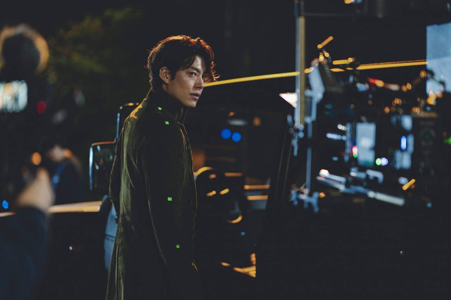 Cuplikan proses syuting film Alienoid. (Sumber gambar: Caper Film/CJ E&M)