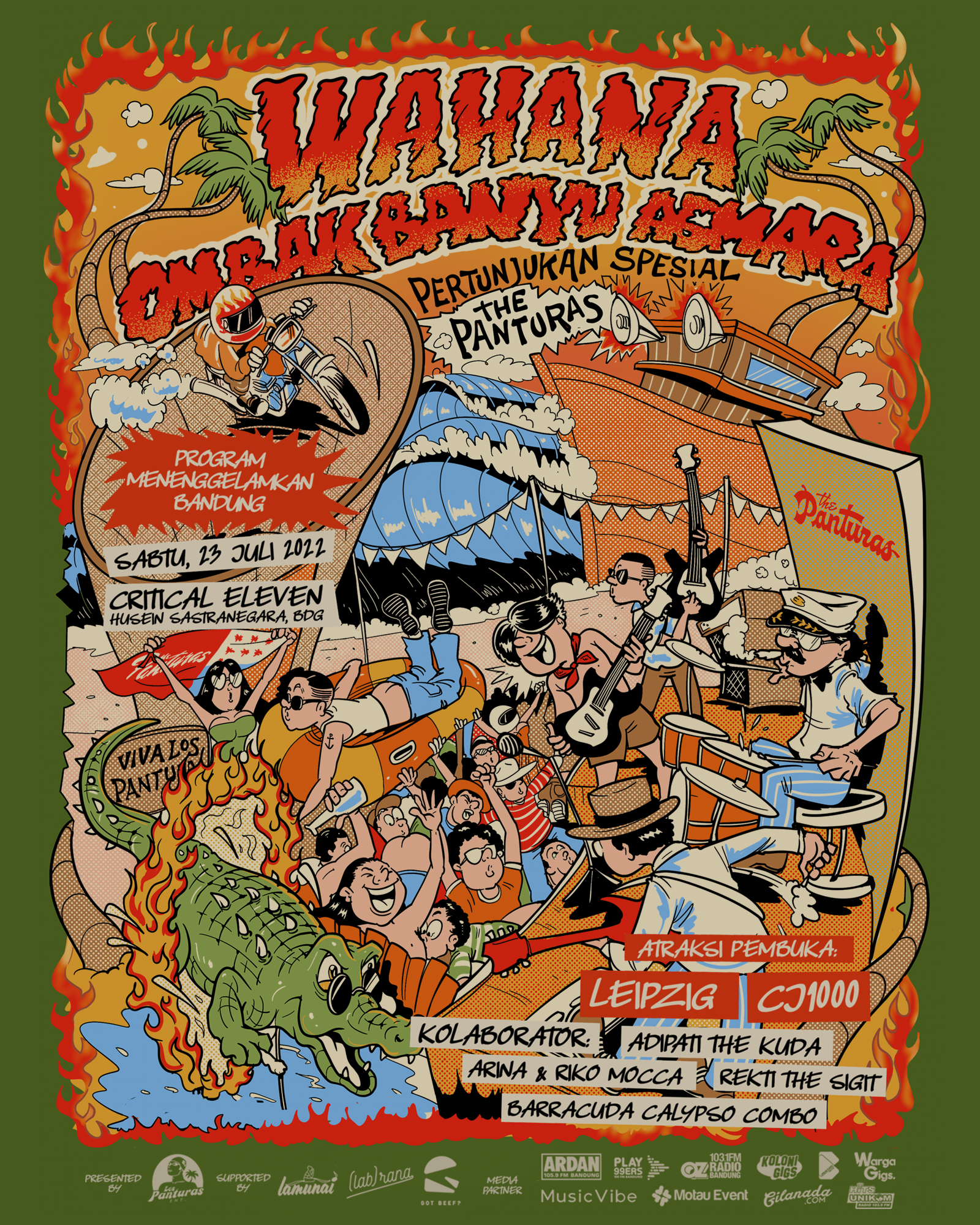 Poster tur Wahana Ombak Banyu (Sumber gambar: Creathink Publicist)