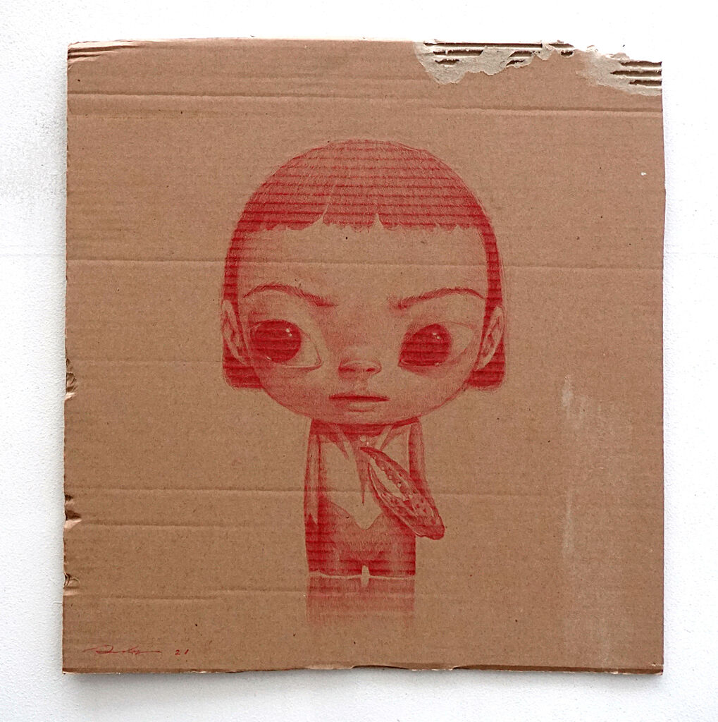 salah satu karya Roby Dwi Antono bertajuk Lonesome Hero #3 (Sumber gambar: whiteboardjurnal)