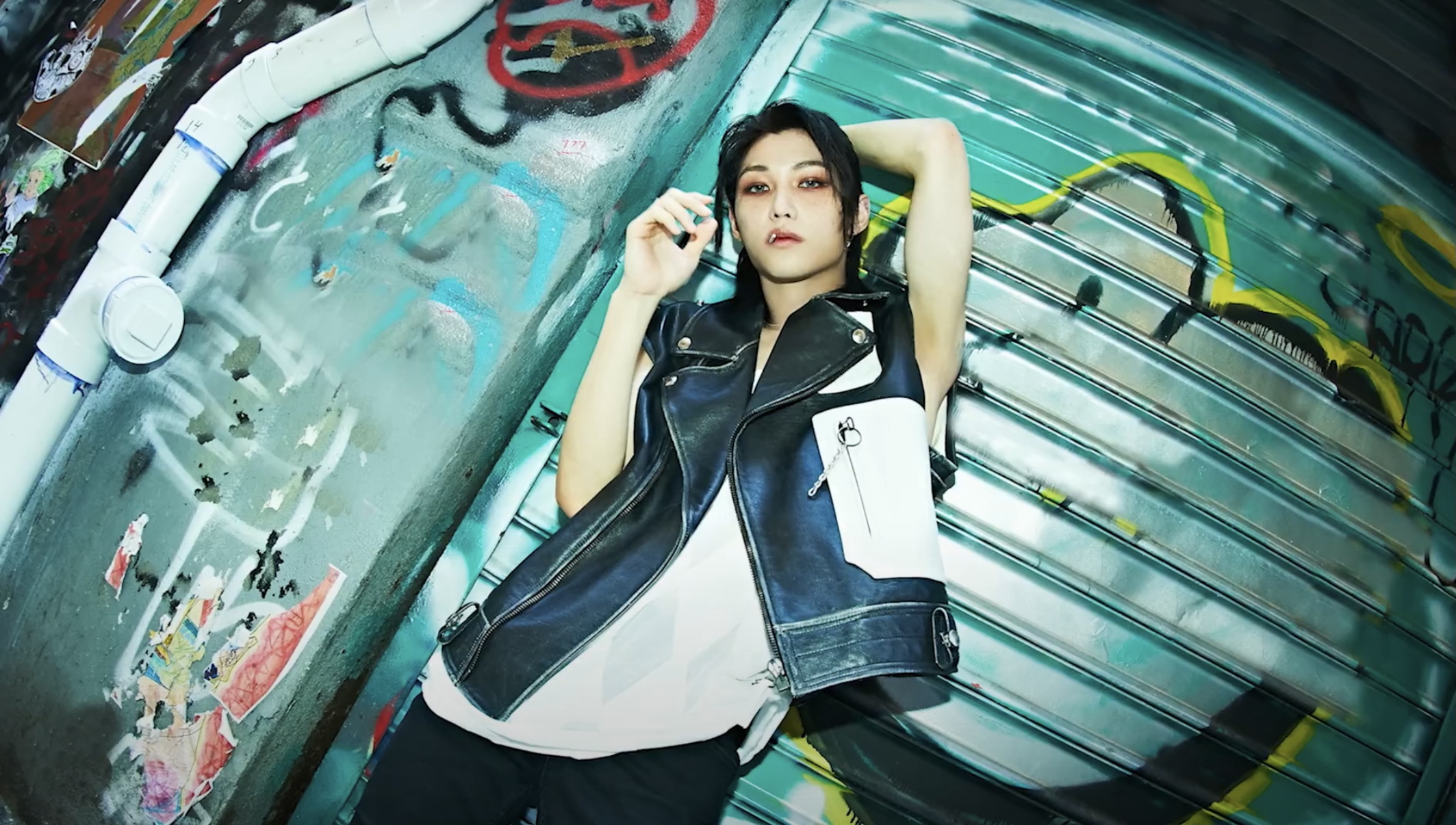 Felix di di teaser terbaru SKZ. (Sumber gambar : YouTube/Stray Kids)