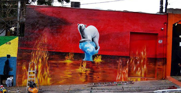 Ilustrasi mural karya Eduard Kobra (Sumber Deviant Art)