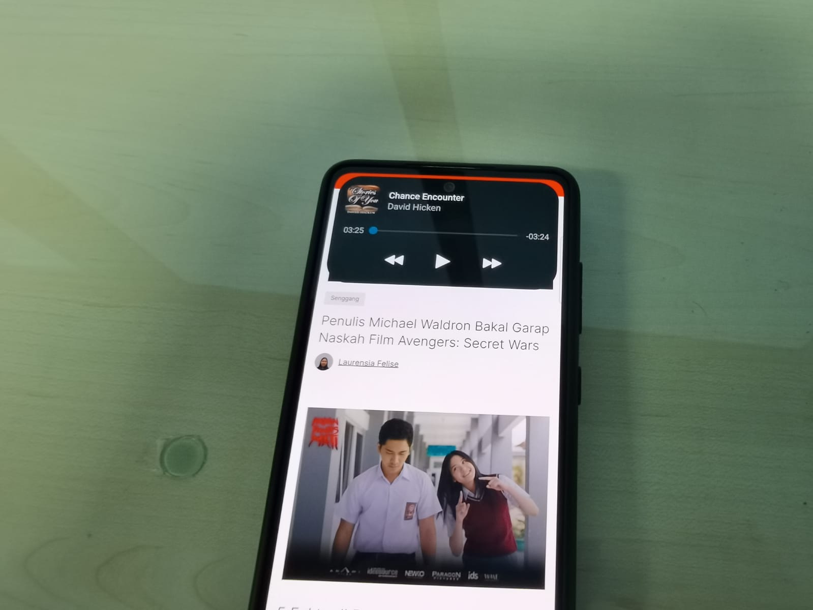 DynamicSpot di perangkat Android (Sumber gambar: Hypeabis.id/Syaiful)