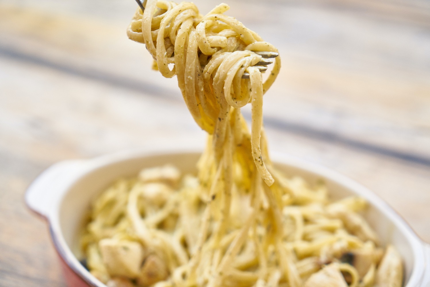 Fettuccine carbonara. (Sumber gambar: Pexels/Engin Akyurt)