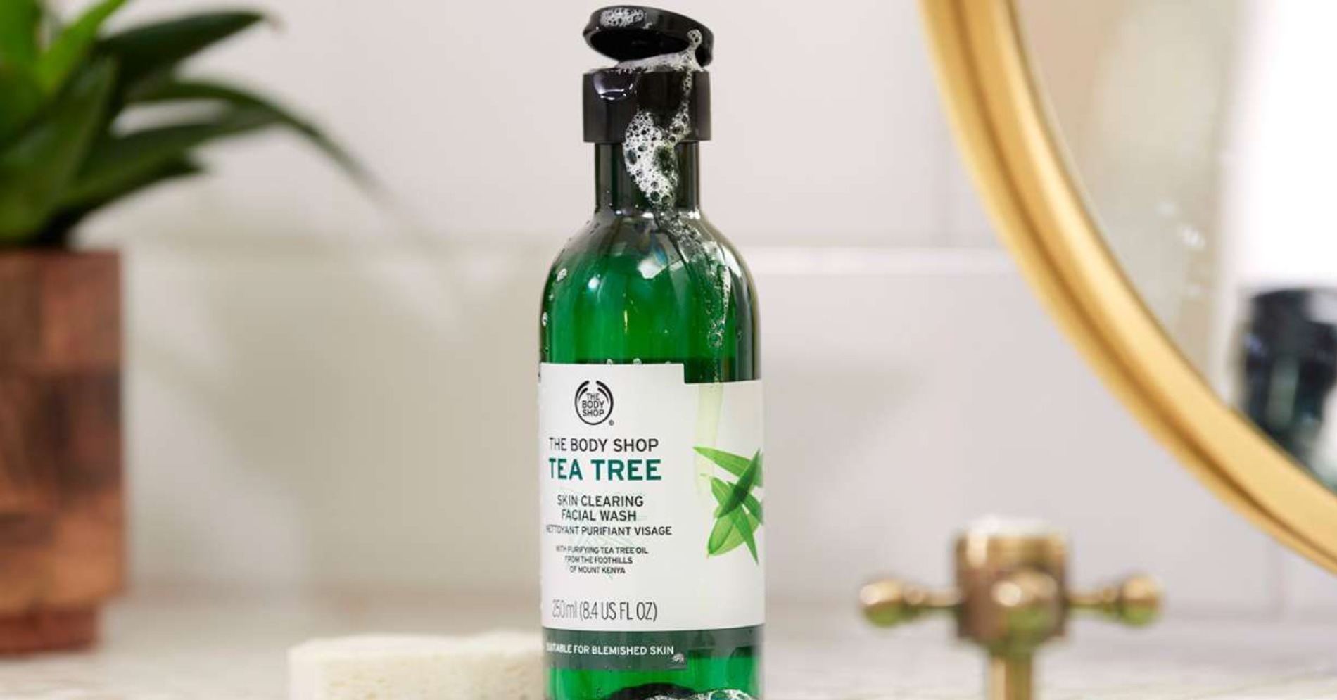 Body Shop Tea  Tree Facial Wash (Sumber gambar: Body Shop)
