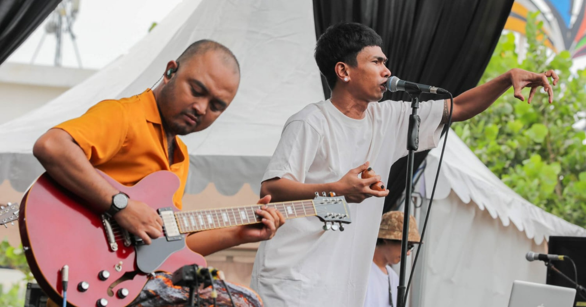 Aksi panggung Fourtwnty di Soundsfest 2022 (Sumber gambar: Hypeabis.id/Himawan L Nugraha)