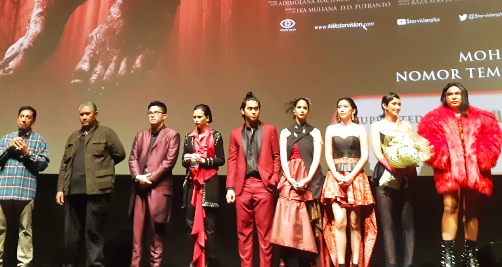  Suasana peluncuran film Keramat:2 Caruban Larang (sumber gambar Hypeabis.id/ Prasetyo Agung)