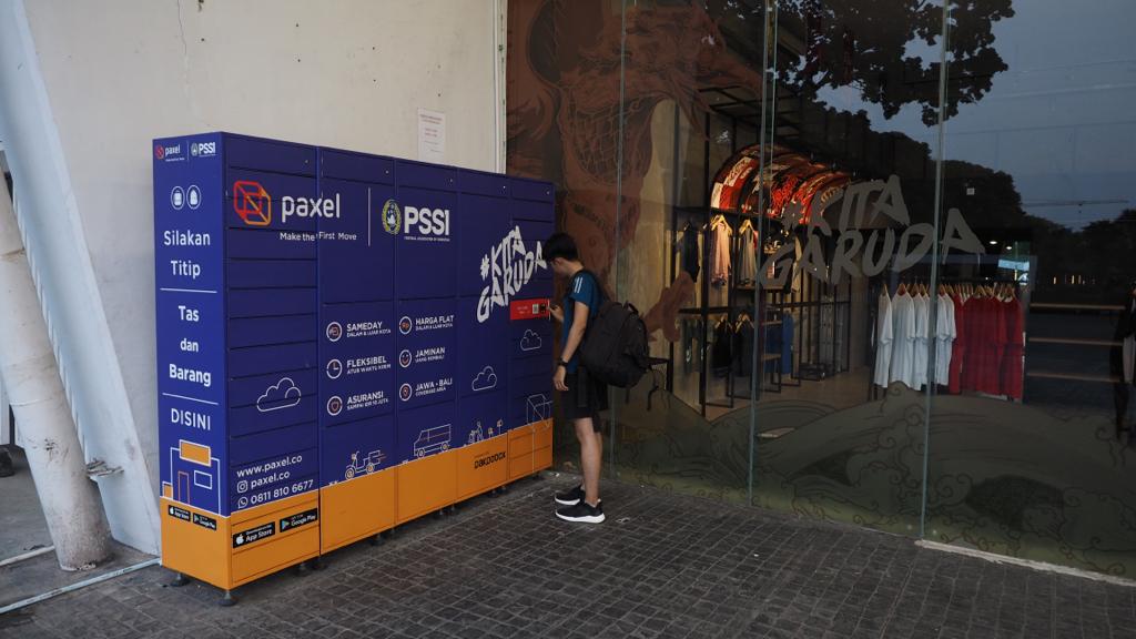 Loker penitipan barang PaxelBox (Sumber gambar: Paxel)
