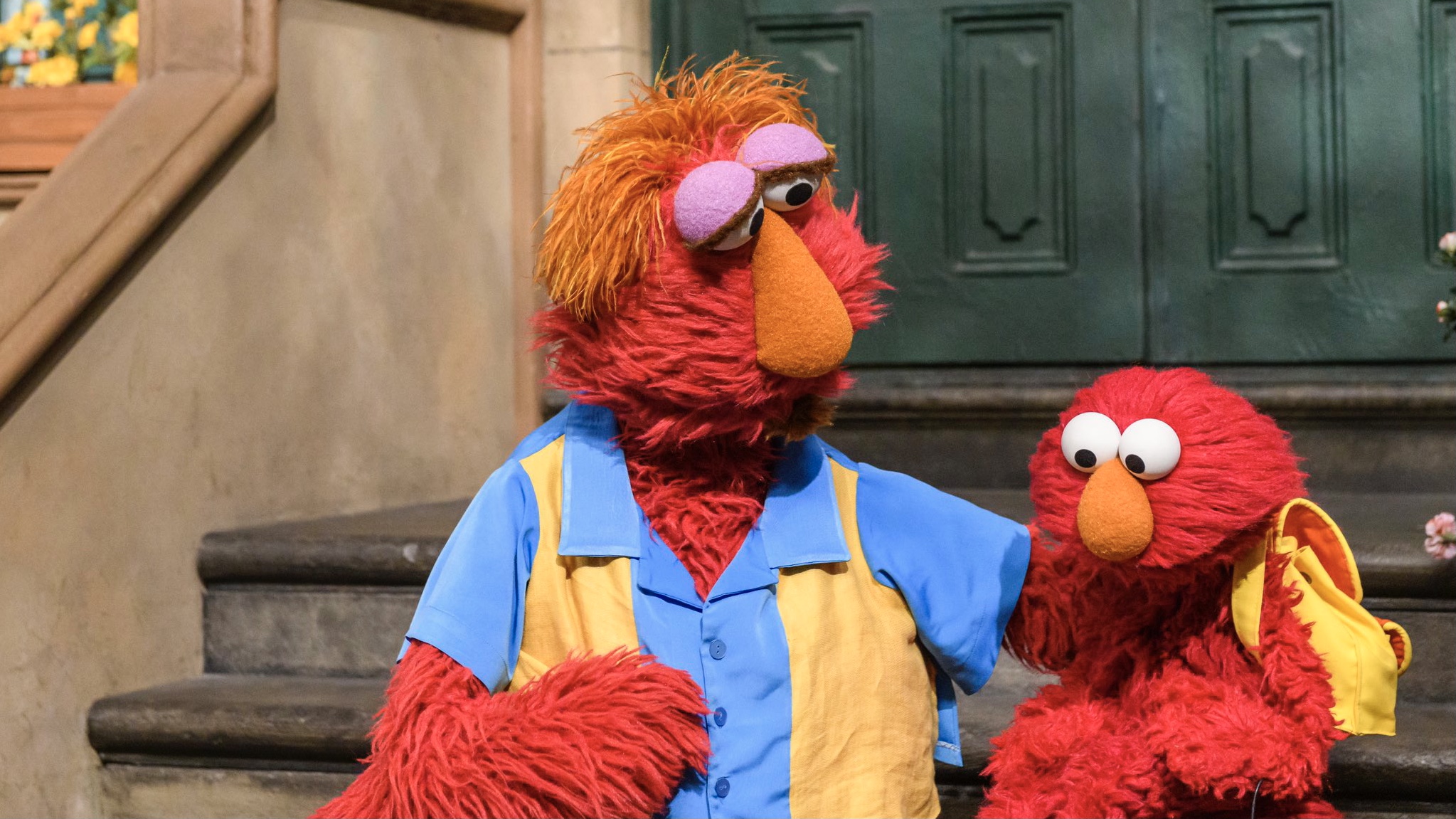 Elmo di Sesame Street. 