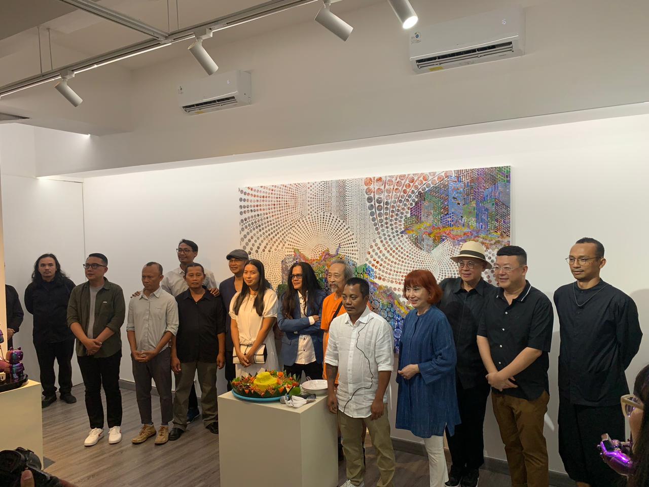 Suasana acara pembukaan Jagad Gallery di Jakarta pada Sabtu (28/1/2023)- (Sumber gambar: Hypeabis.id/Luke Andaresta)