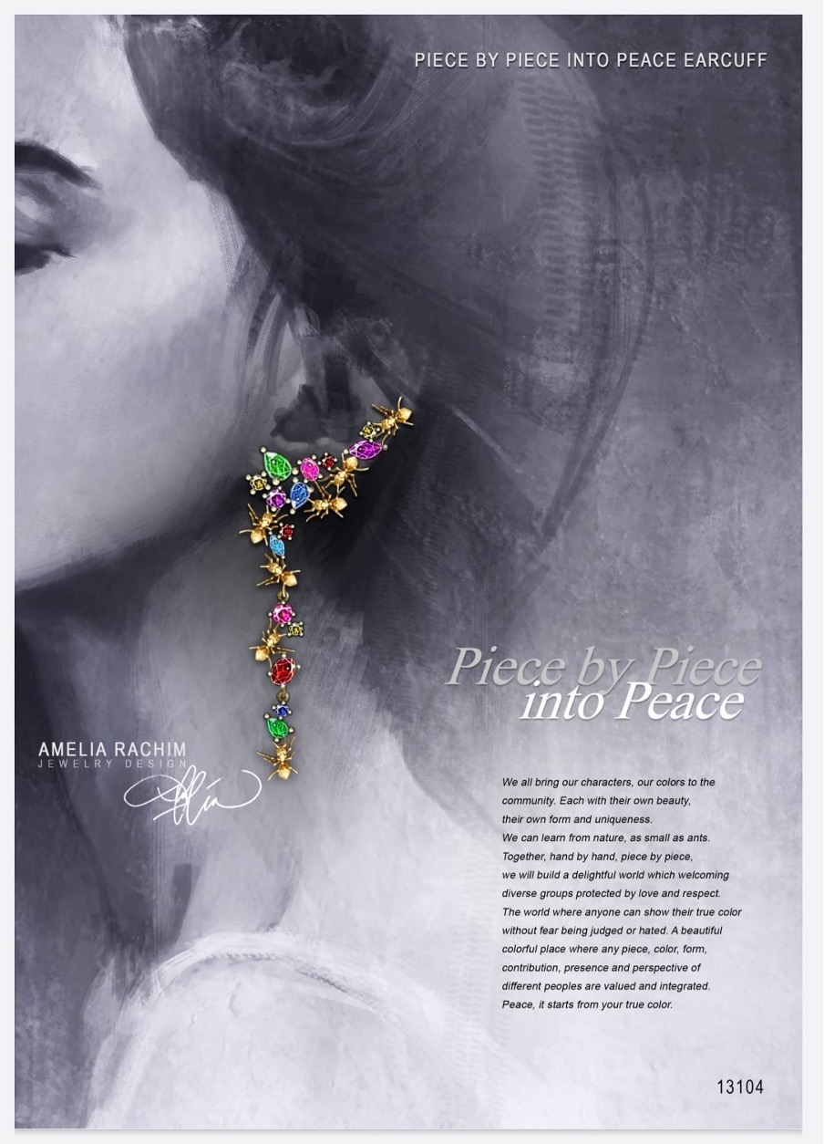 Piece by Piece Into Peace, karya Amelia Rachim (Sumber gambar: Djarum Foundation)