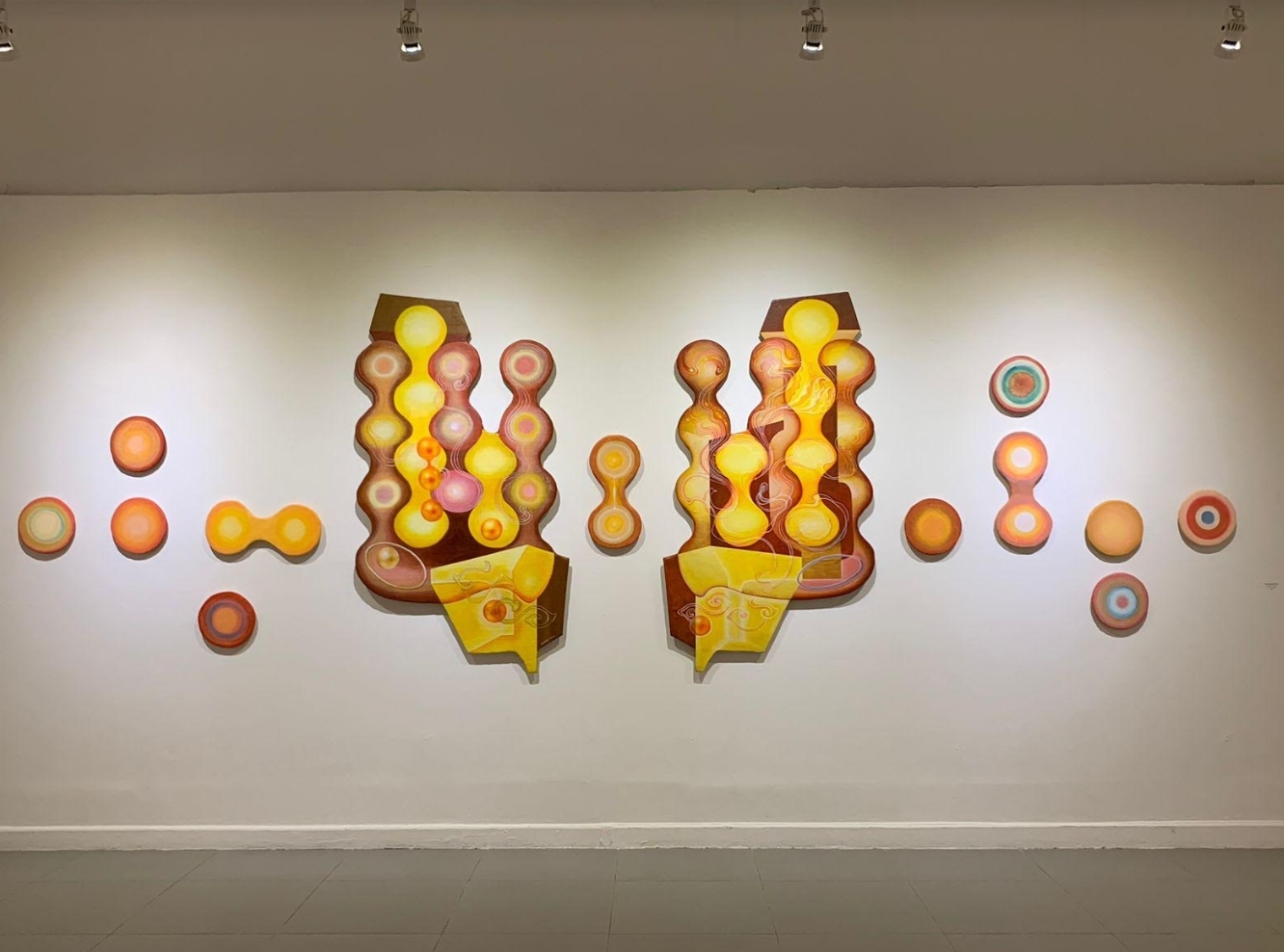 Salah satu koleksi di pameran Tanda Dalam Lipatan (Sumber gambar: Hypeabis.id/Luke Andaresta)
