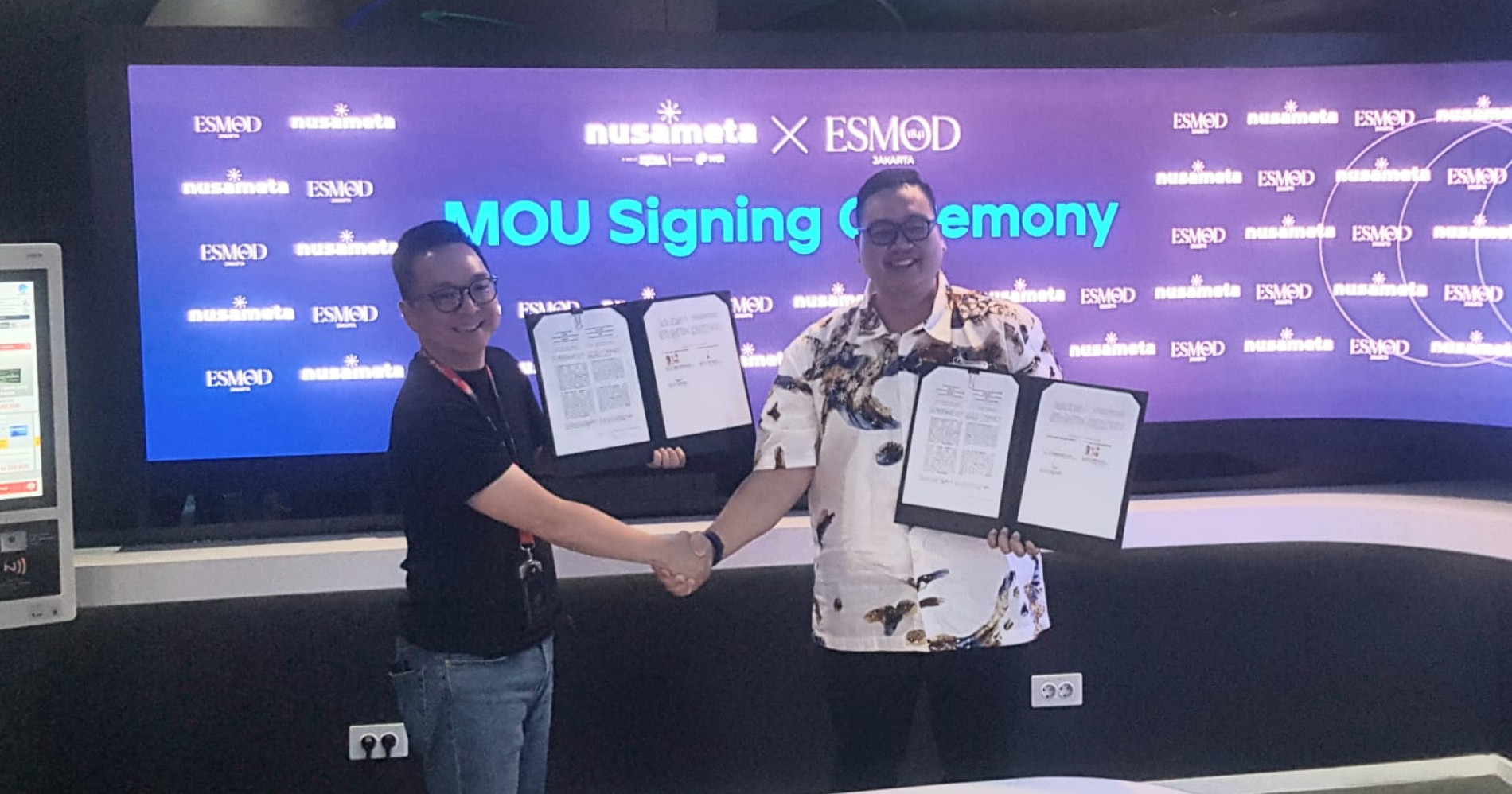 Kerjasama antara Nusameta dan ESMOD Jakarta, Selasa (21/3/2023). (Sumber foto: Nusameta)