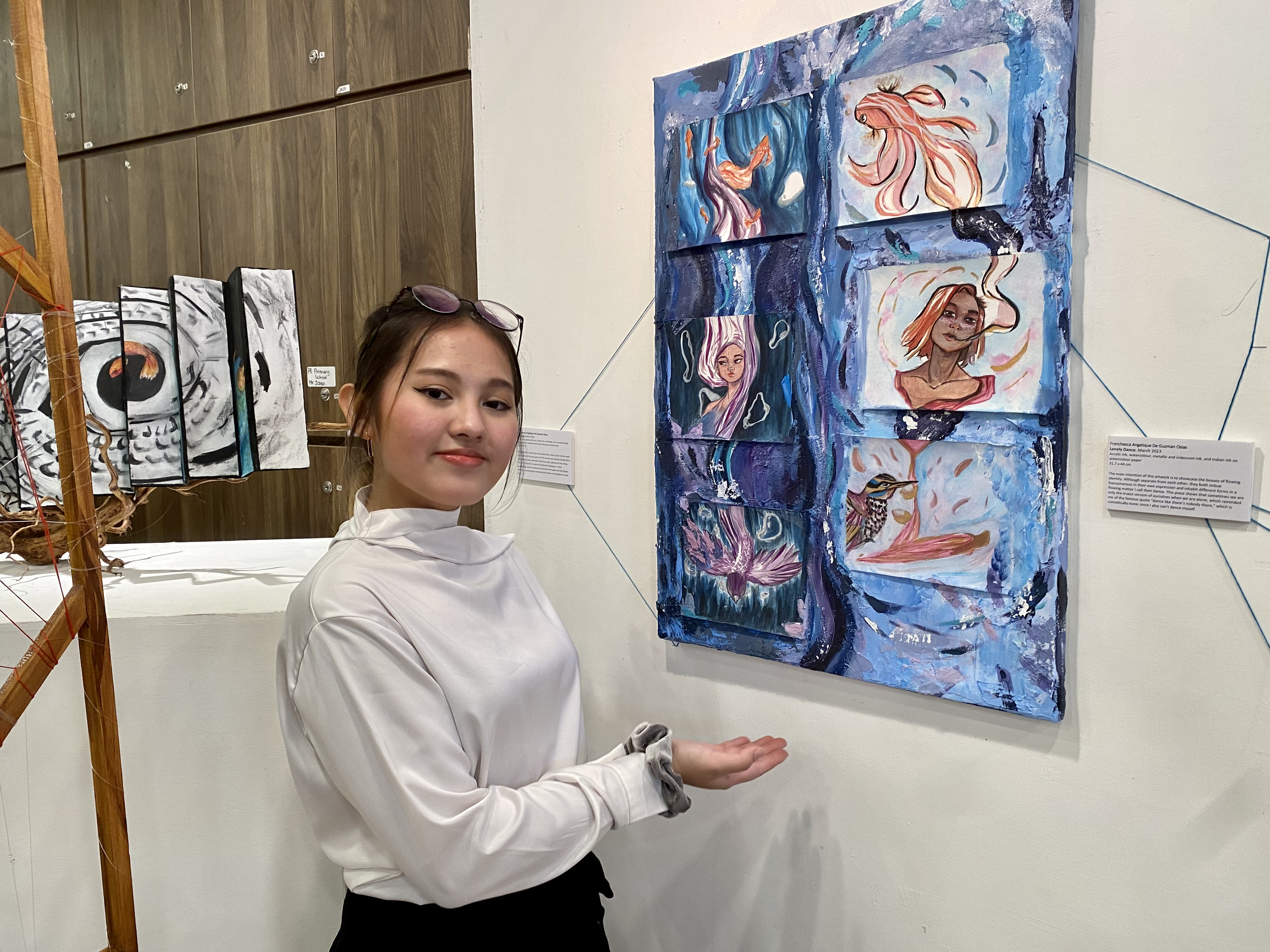 Francheska Angelique De Guzman melalui karya Entangled & Loose Ends (Sumber Foto: Hola PR)