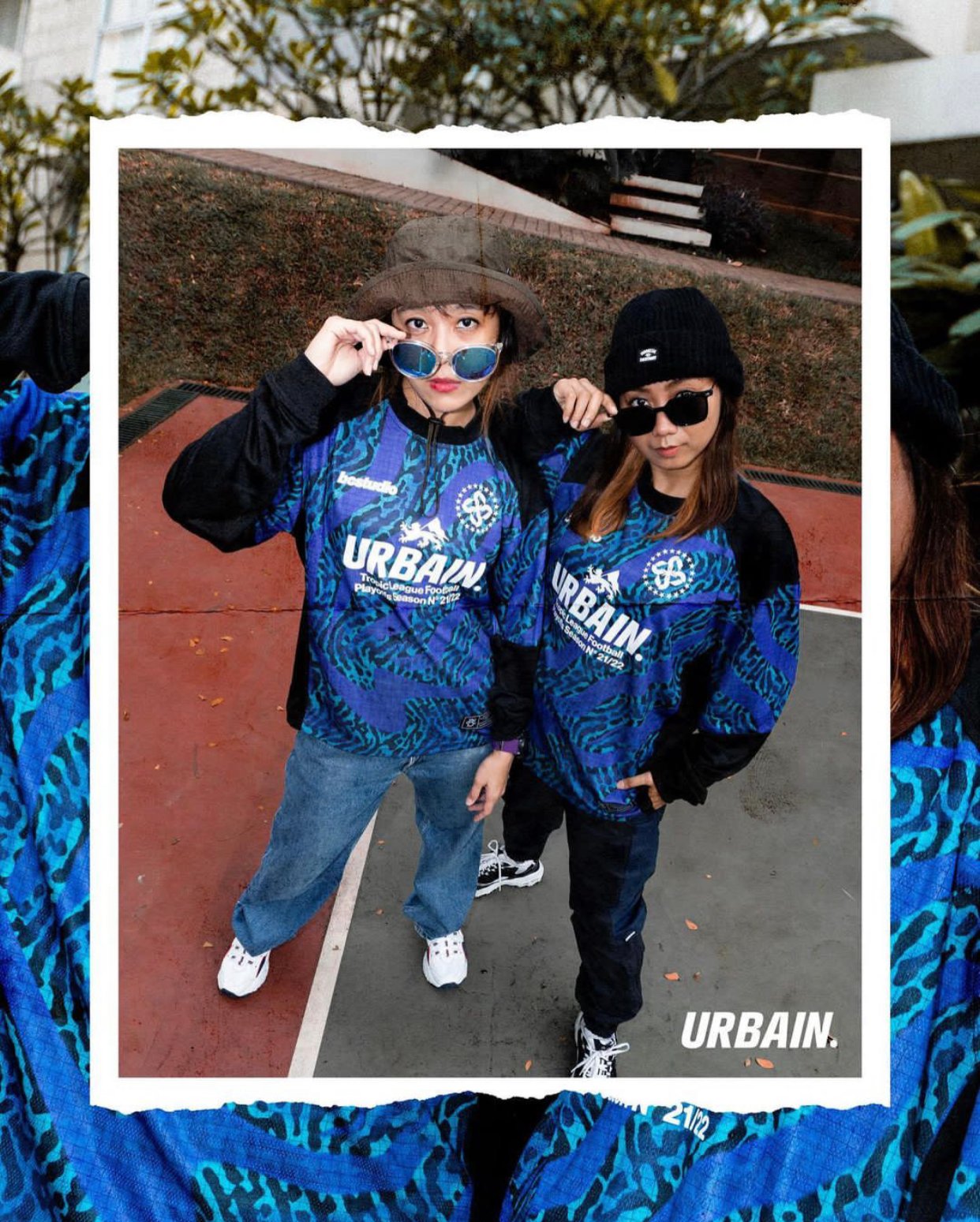 Jersey kolaborasi antara Urbain.inc dengan Ballers Club Studio