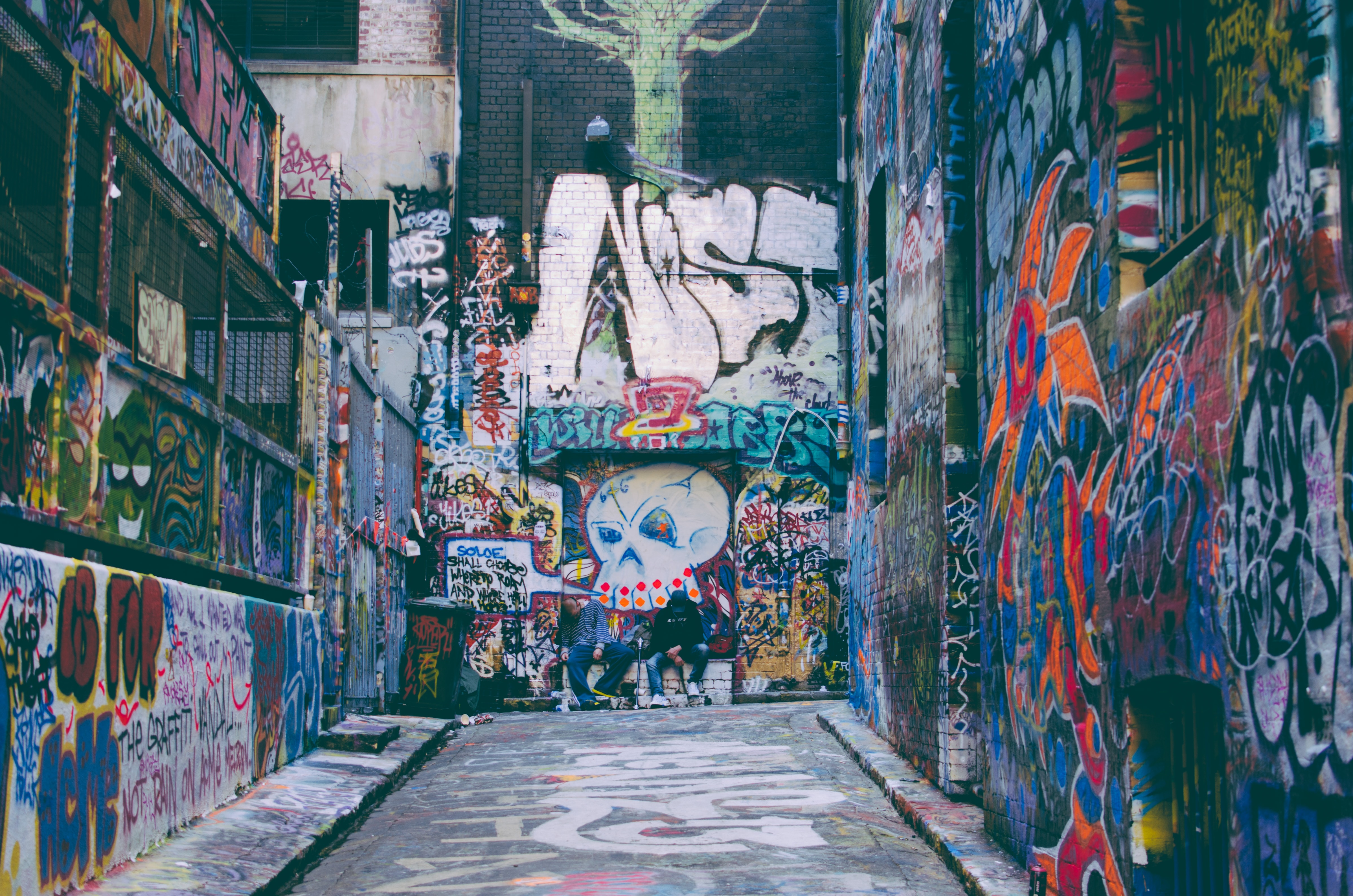 Salah Satu Grafiti di Hosier Lane (unsplash/Linda Xu)