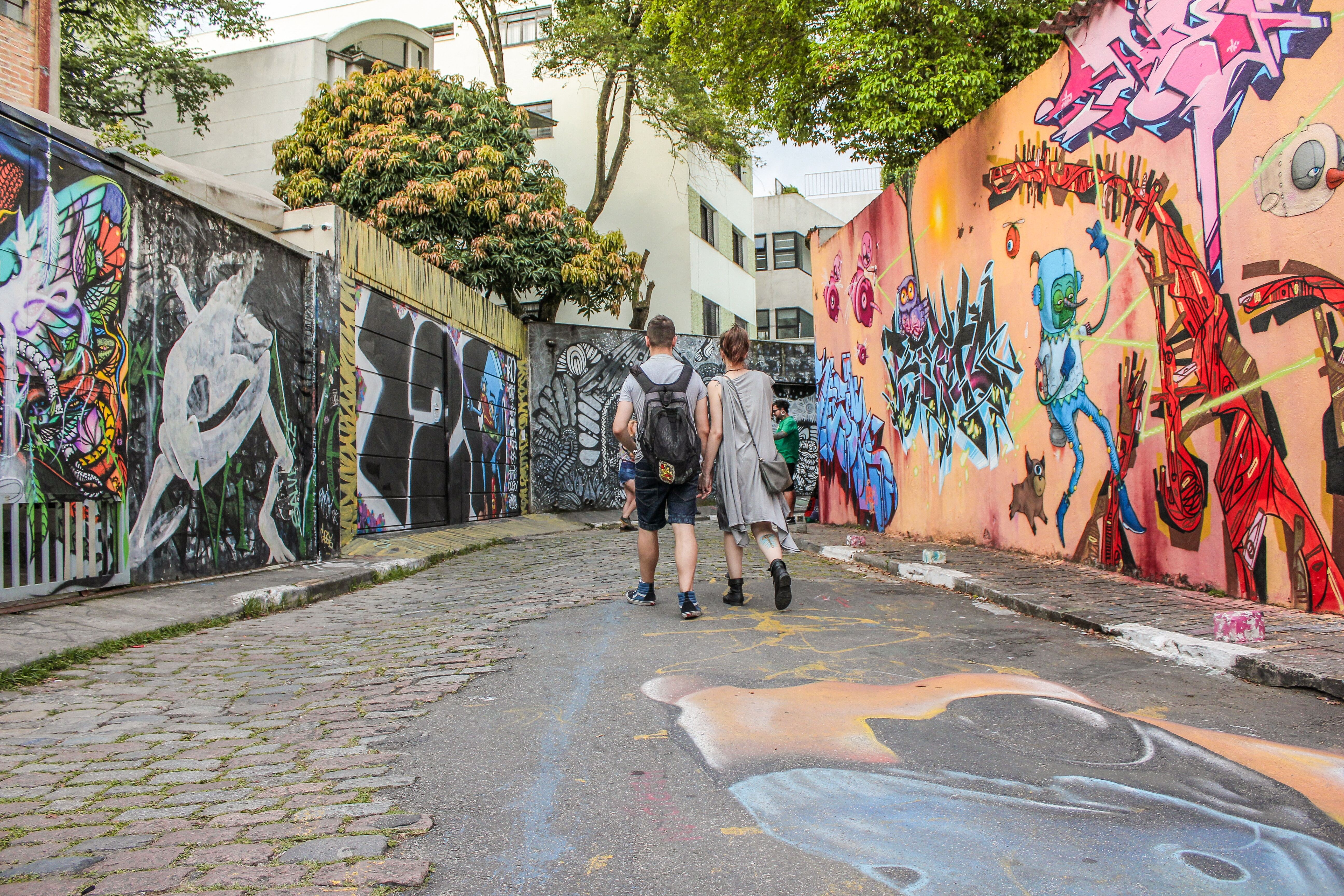 Salah Satu Grafiti di Beco Do Batman (unsplash/ckturistando)