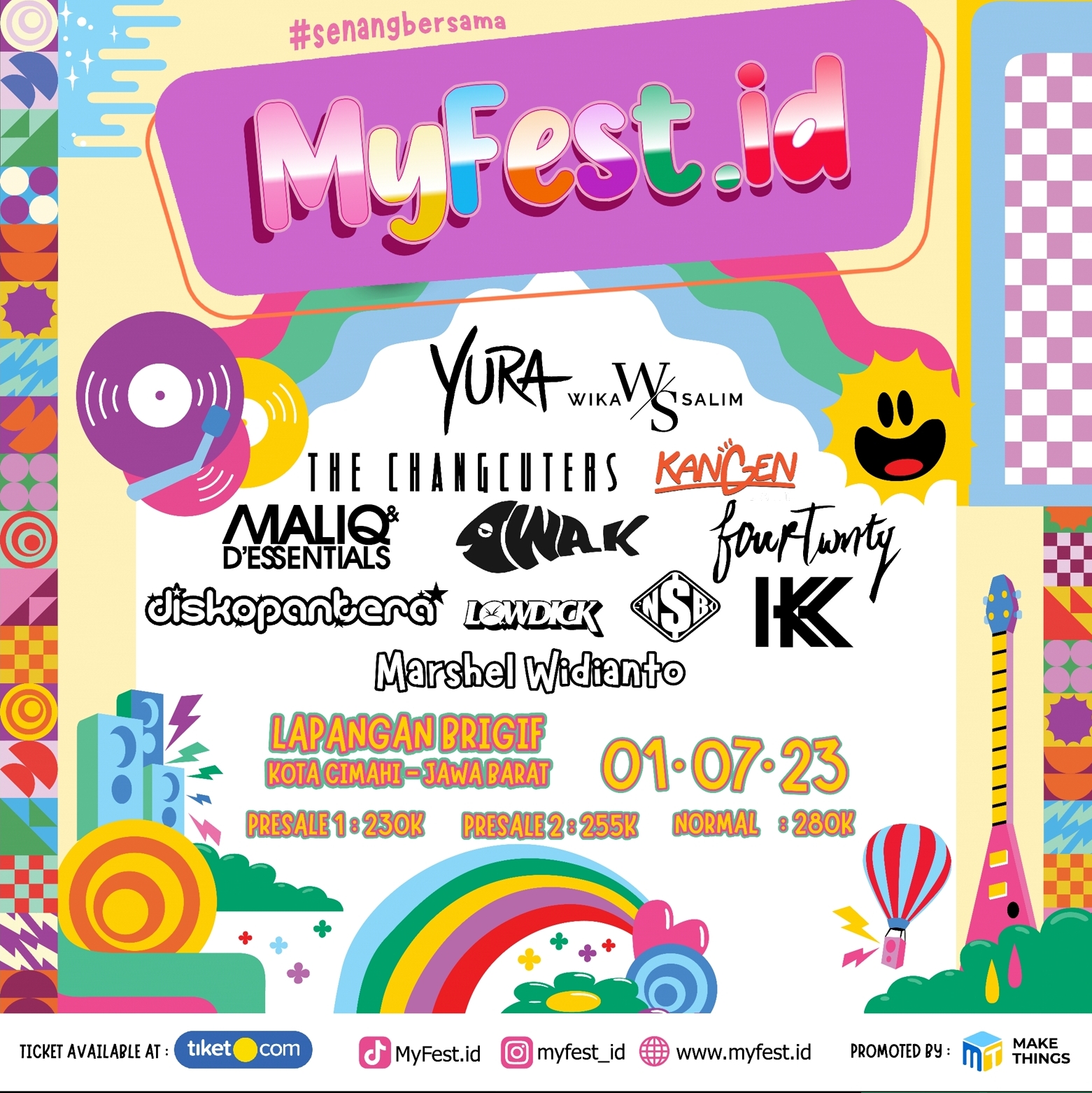 MyFest.ID akan digelar pada 1 Juli 2023 (Sumber gambar: Make Things)