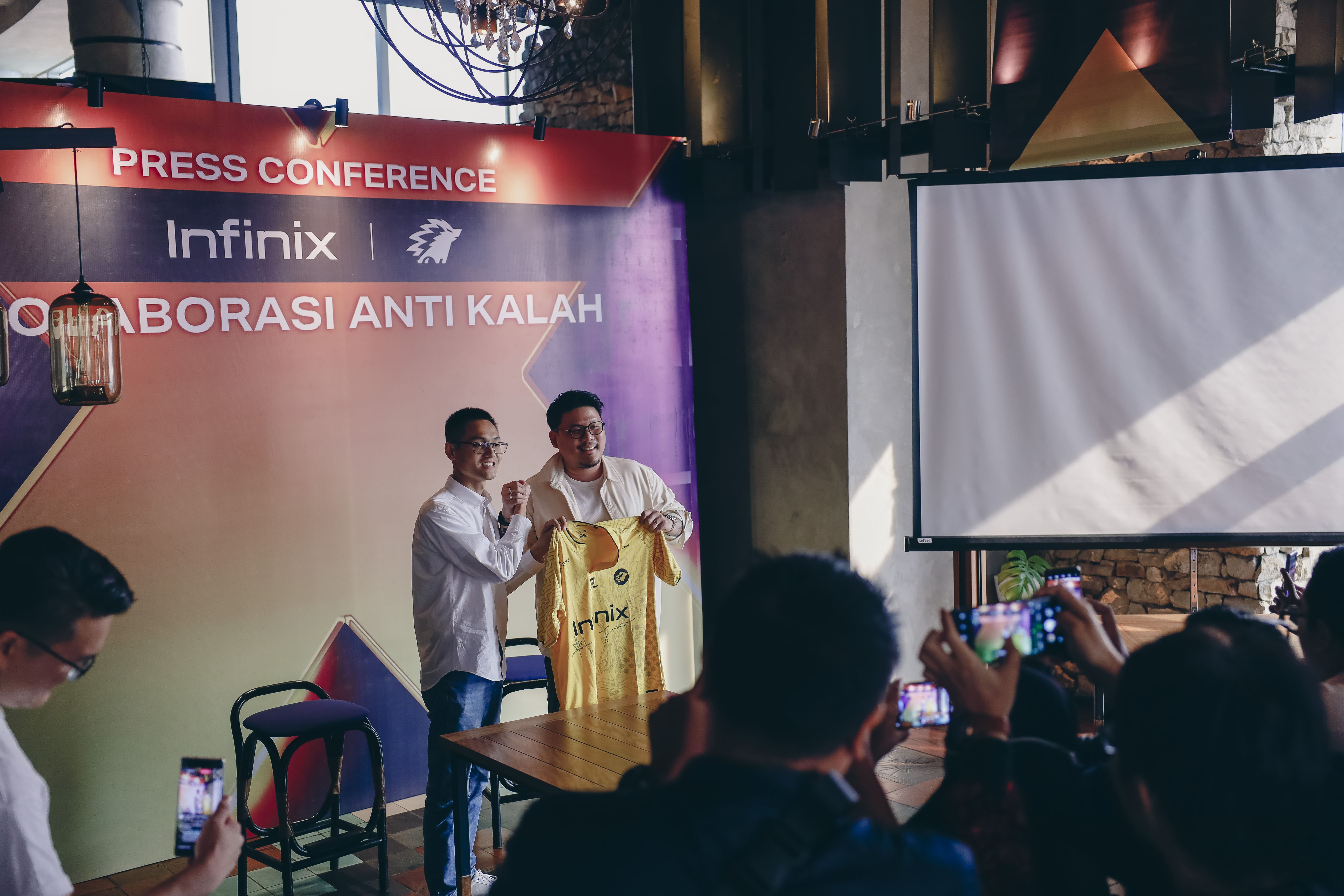 Kolaborasi Anti  kalah akan menghadirkan produk terbaru Infinix dalam waktu dekat. (sumber gambar Infinix)