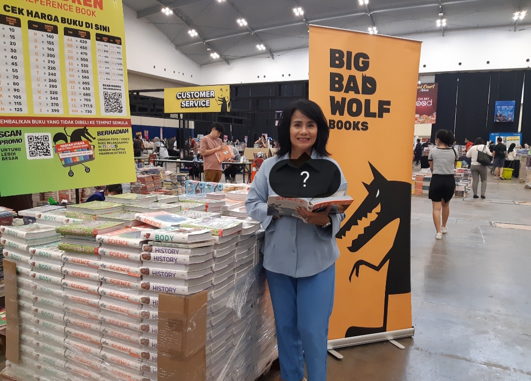 Uli Silalahi, Presiden Direktur Big Bad Wolf Indonesia (sumber : Dewi Andriani)