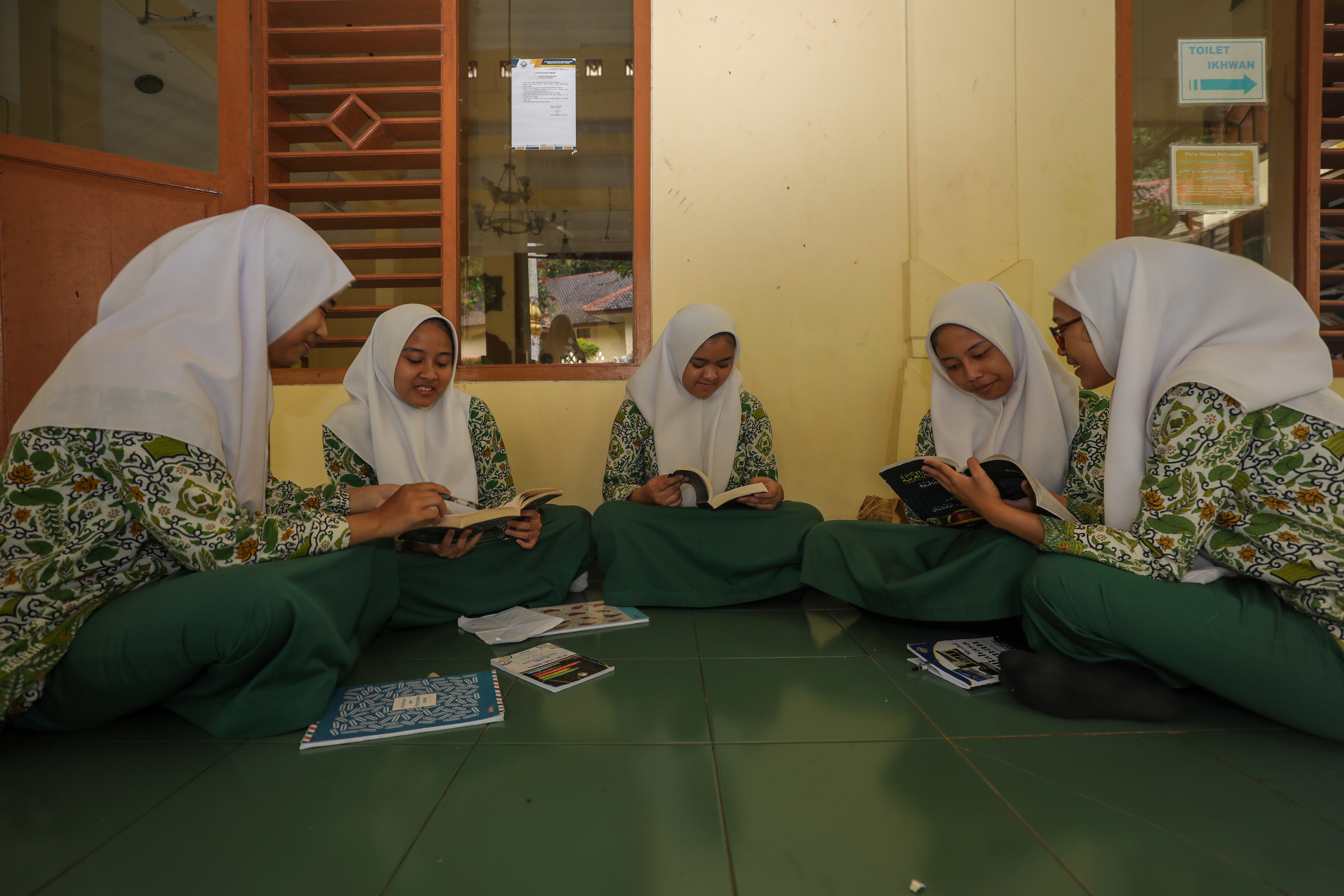 Santri di Pondok Pesantren Modern Sahid (Sumber gambar: Hypeabis.id/ Himawan L.N)