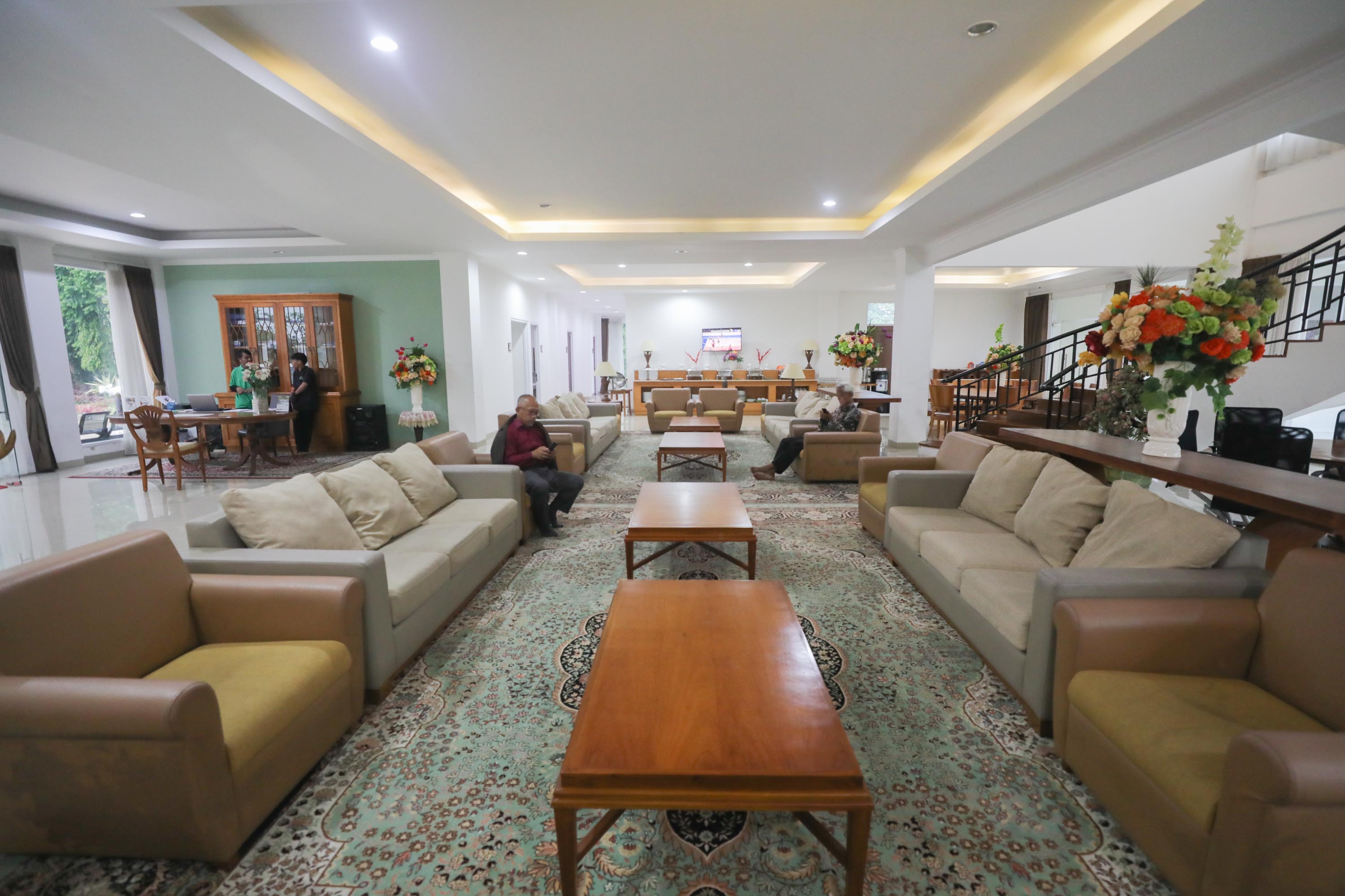 Suasana guest house Adiroso (Sumber gambar: Hypeabis.id/Himawan L. Nugraha)