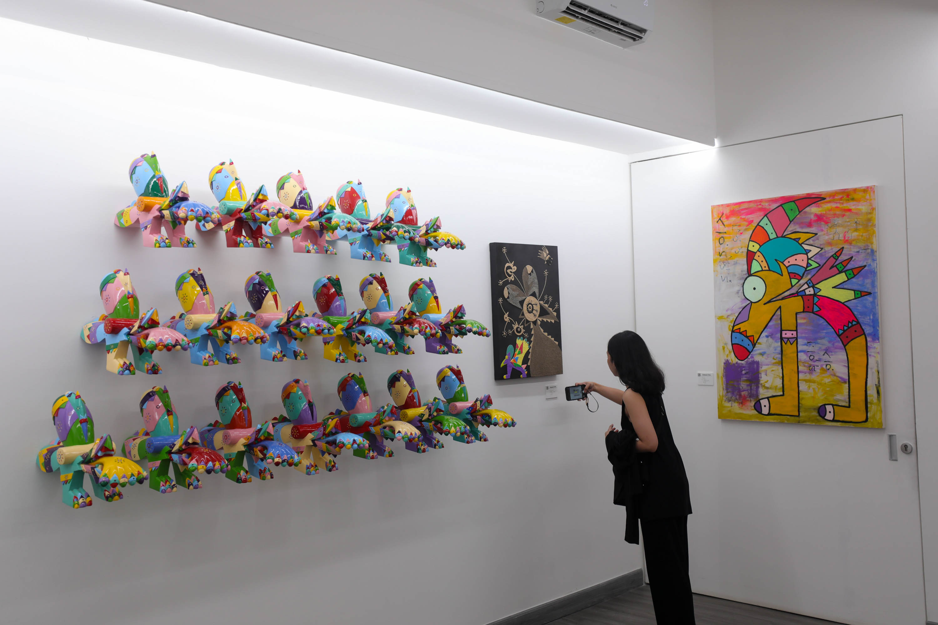 salah satu karya Daniel Kho dalam pameran Castaneda Factor (Hypeabis.id/ Himawan L Nugraha)