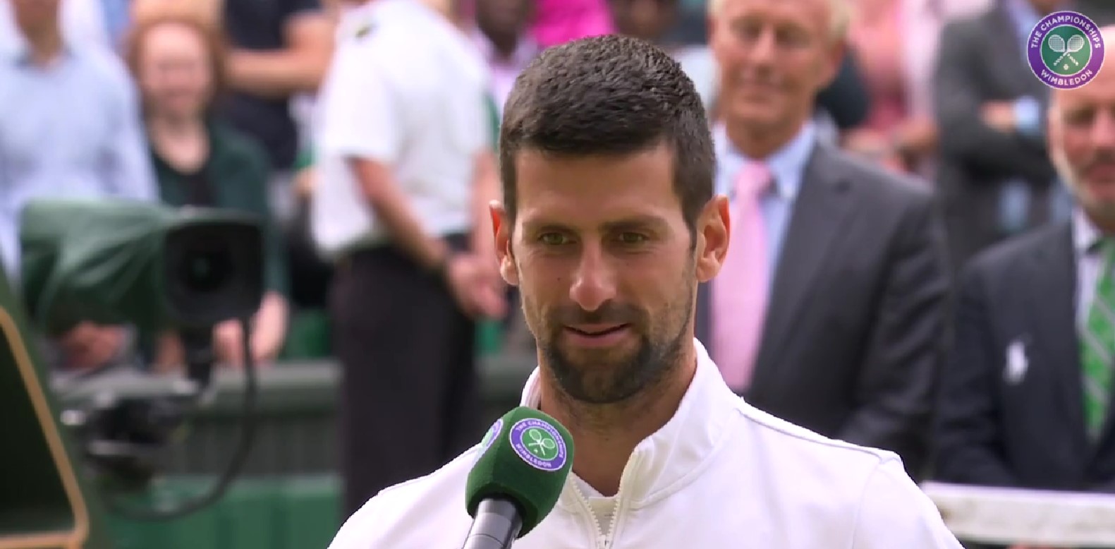 Novak Djokovic dalam Wimbledon 2023 (Sumber gambar: Tangkapan layar laman resmi Wimbledon)