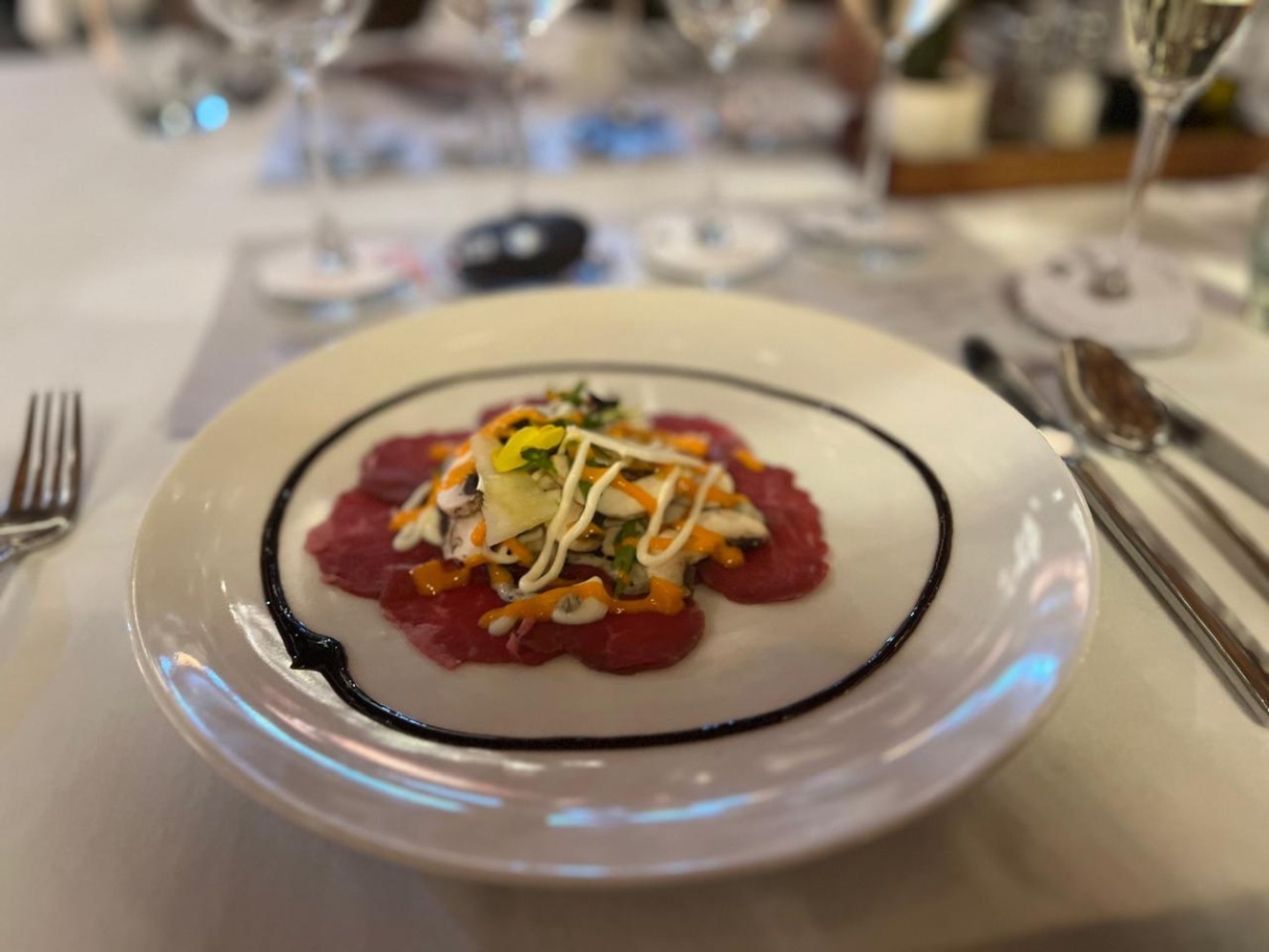 Carpaccio di Manzo, Casa Cuomo Ristorante 