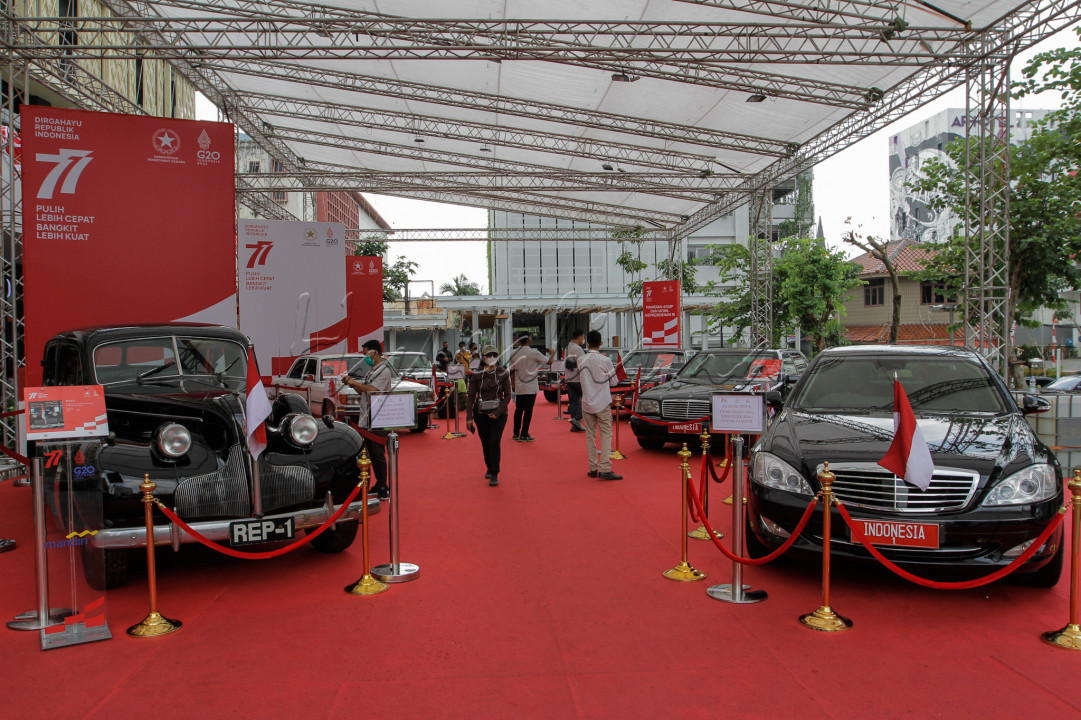 Pameran Mobil Kepresidenan Republik Indonesia digelar untuk menyambut Hari Ulang Tahun ke-77 Kemerdekaan Republik Indonesia yang berlangsung dari 13-22 Agustus 2022.