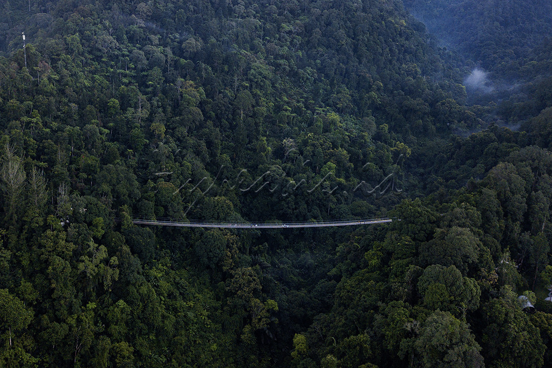 Jembatan gantung Situgunung, Sukabumi, Jawa Barat