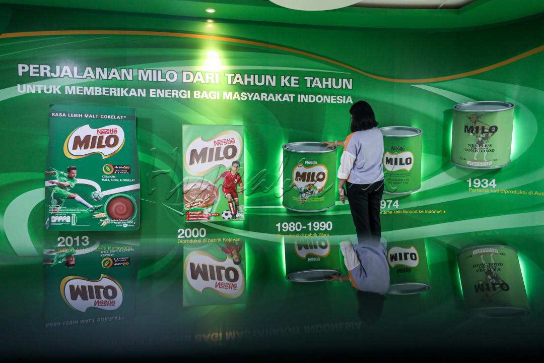 Bagian awal galeri mengisahkan Henri Nestlé yang mengembangkan terobosan tentang bubur bayi, diiringi dengan cerita merger perusahaanya dengan Anglo-Swiss untuk mendirikan Group Nestlé. Di sepanjang dinding galeri, kita bisa membaca sejarah Nestlé di Indonesia dan di dunia.
<div> </div>
<div> </div>