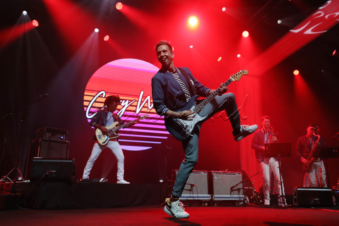 Gitaris Cory Wong tampil pada hari kedua BNI Java Jazz Festival 2023 di JIExpo Kemayoran, Jakarta, Sabtu (3/6/2023).