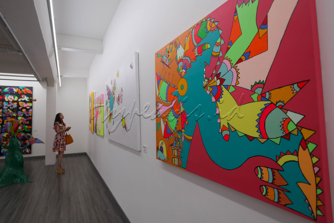 Pameran yang berlangsung hingga 15 Agustus 2023 tersebut dikuratori oleh Jim Supangkat.